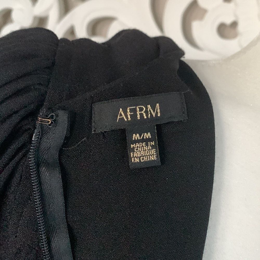 AFRM Ruched & Ruffled Mini Dress - Picture 14 of 15